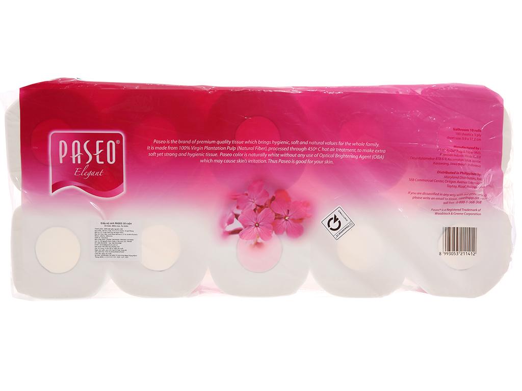 Giấy vệ sinh Paseo - (10 cuộn x 3 lớp)