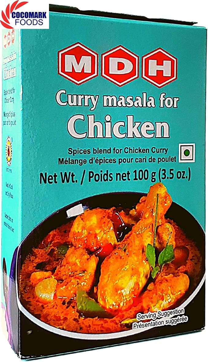 Gia Vị cà ri gà hiệu MDH Curry Masala for Chicken 100g