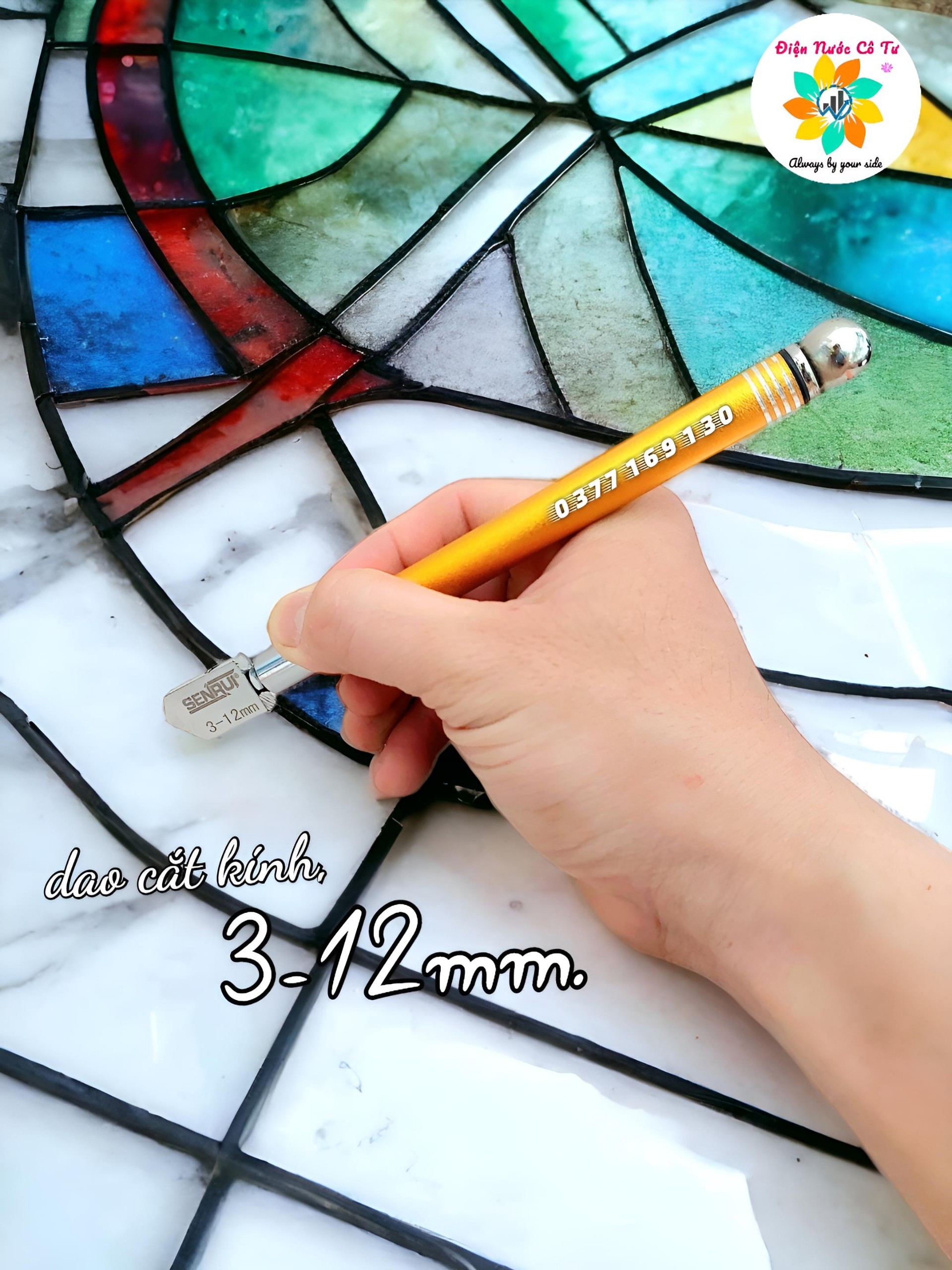 Lưỡi mài kính lưỡi cắt kính 1 tấc