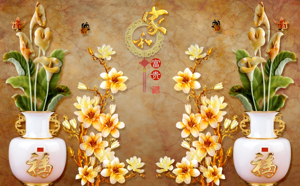 Tranh dán tường 3D Bàn thờ 80cm*120cm