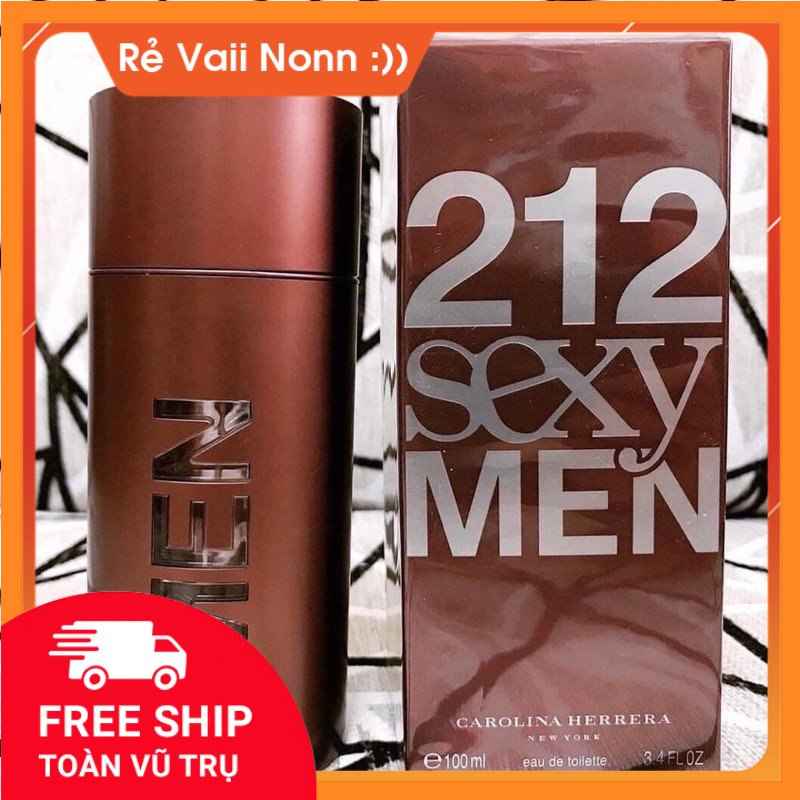 Nước hoa nam 212 sexy men 100ml nâu , sexy , cuốn hút , nam tính