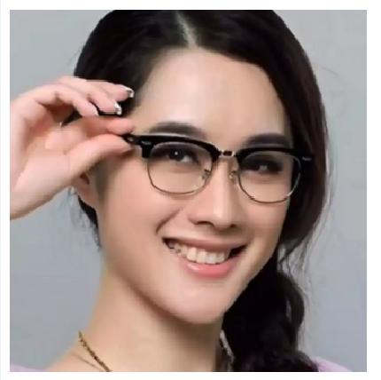 [HCM]Kính mát giả cận nửa gọng hàng nhập (trắng)