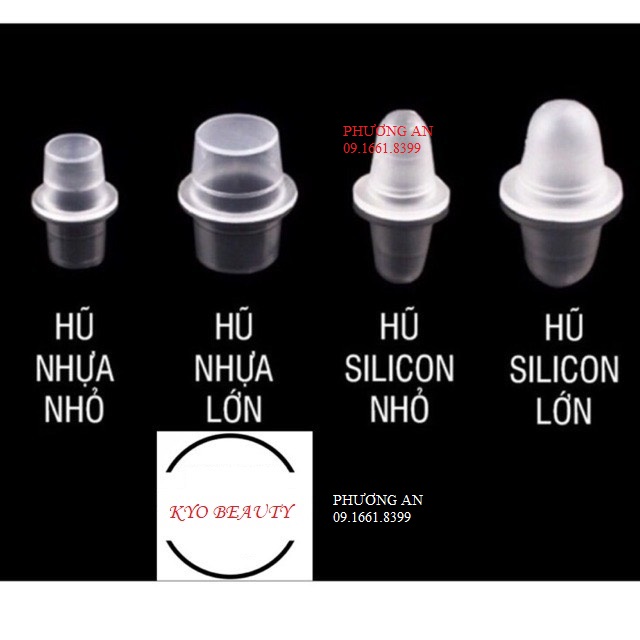 Chum silicon, chum nhựa đựng mực (~100 chiếc)