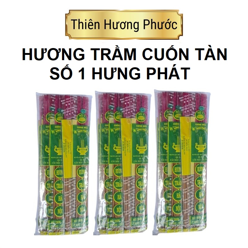 Nhang trầm cuốn tàn số 1 Hưng Phát Hà Tây