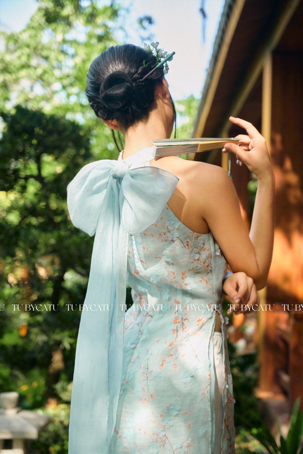TUBYCATU | Áo Dài Hoa Niên (KHÔNG KÈM QUẦN)