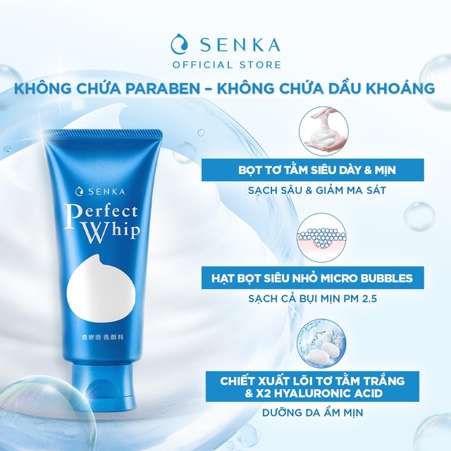 Sữa rửa mặt Senka Nhật Bản