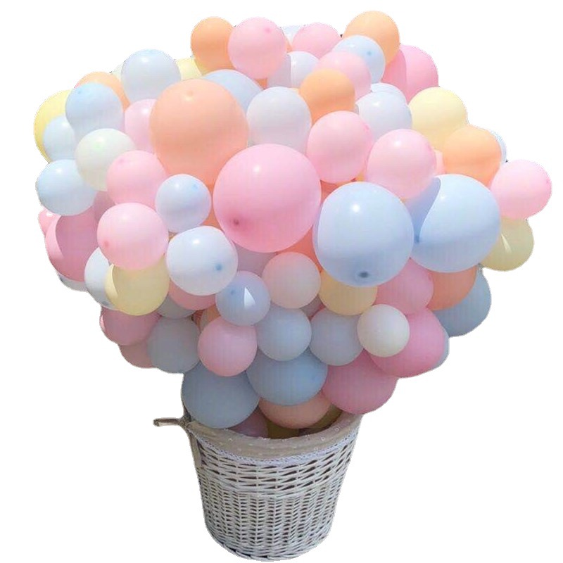 Combo 25 Bong Bóng Màu Pastel Size 10 inch   ( tặng keo dán bóng)