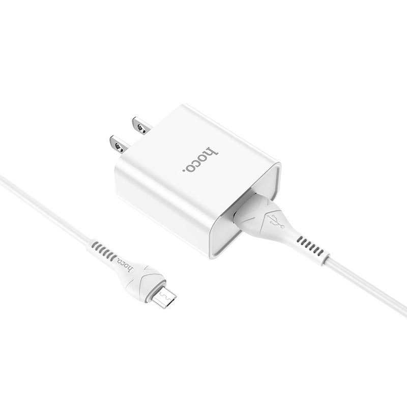 Bộ sạc Android Hoco C81 cổng Micro sạc nhanh 2.1A - Chính Hãng