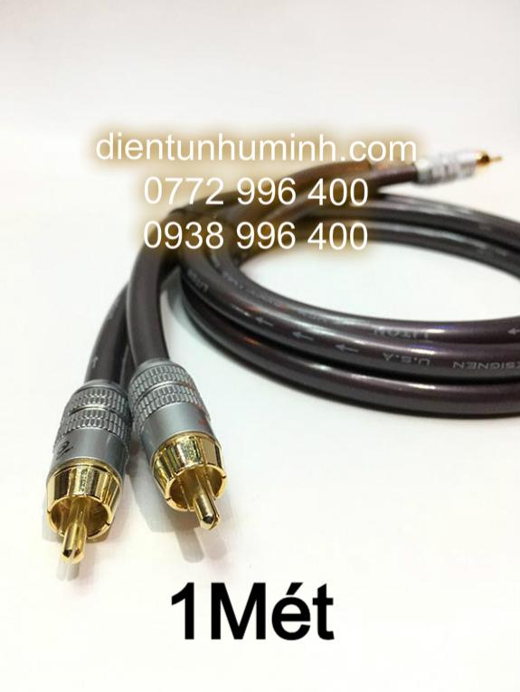 Dây AV LITON Đầu Bạc - CÁP AV - DÂY TÍN HIỆU ÂM THANH