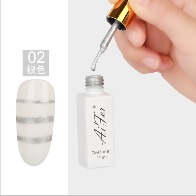 Gel Cọ Nét Aifer 12ml Dùng Vẽ Móng
