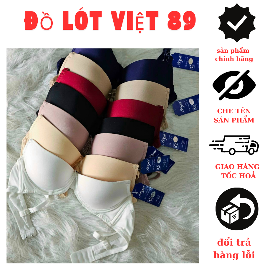 Áo Ngực nữ 029htw Boya trơn Siêu Đẩy 5cmchuyện mặc áo dài và đầm,và áo sơ mi