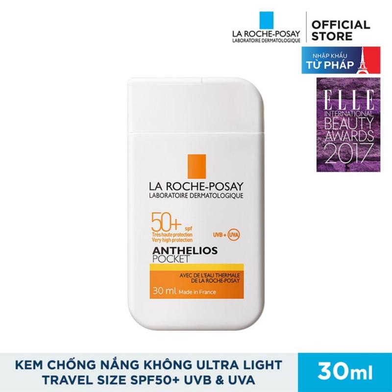 Kem chống nắng dành cho da nhạy cảm và dễ kích ứng với ánh nắng SPF 50+ UVB + UVA La Roche-Posay Anthelios Pocket 30ML