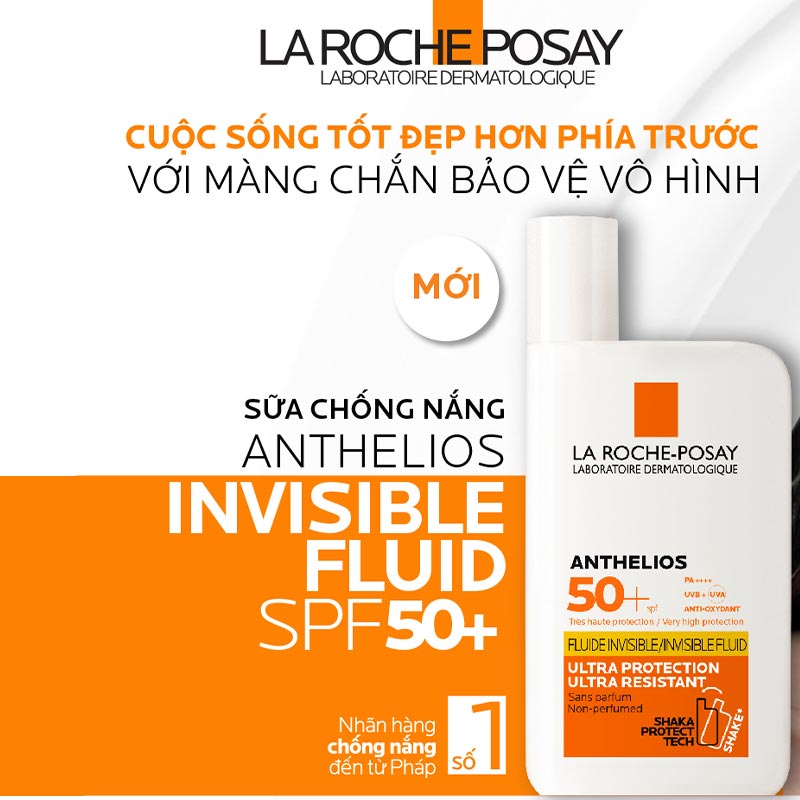 Kem Chống Nắng Dạng Sữa Lỏng Thẩm thấu nhanh Không Nhờn Rít La Roche-Posay Anthelios XL SPF50+ 50ml