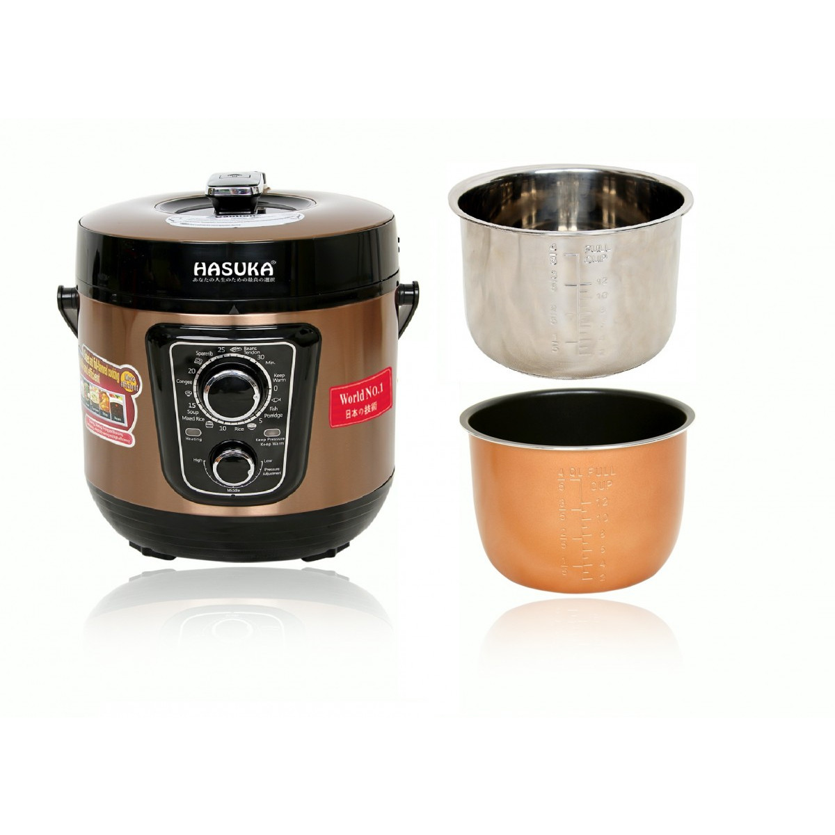 NỒI ÁP SUẤT ĐIỆN ĐA NĂNG HASUKA HSK-988