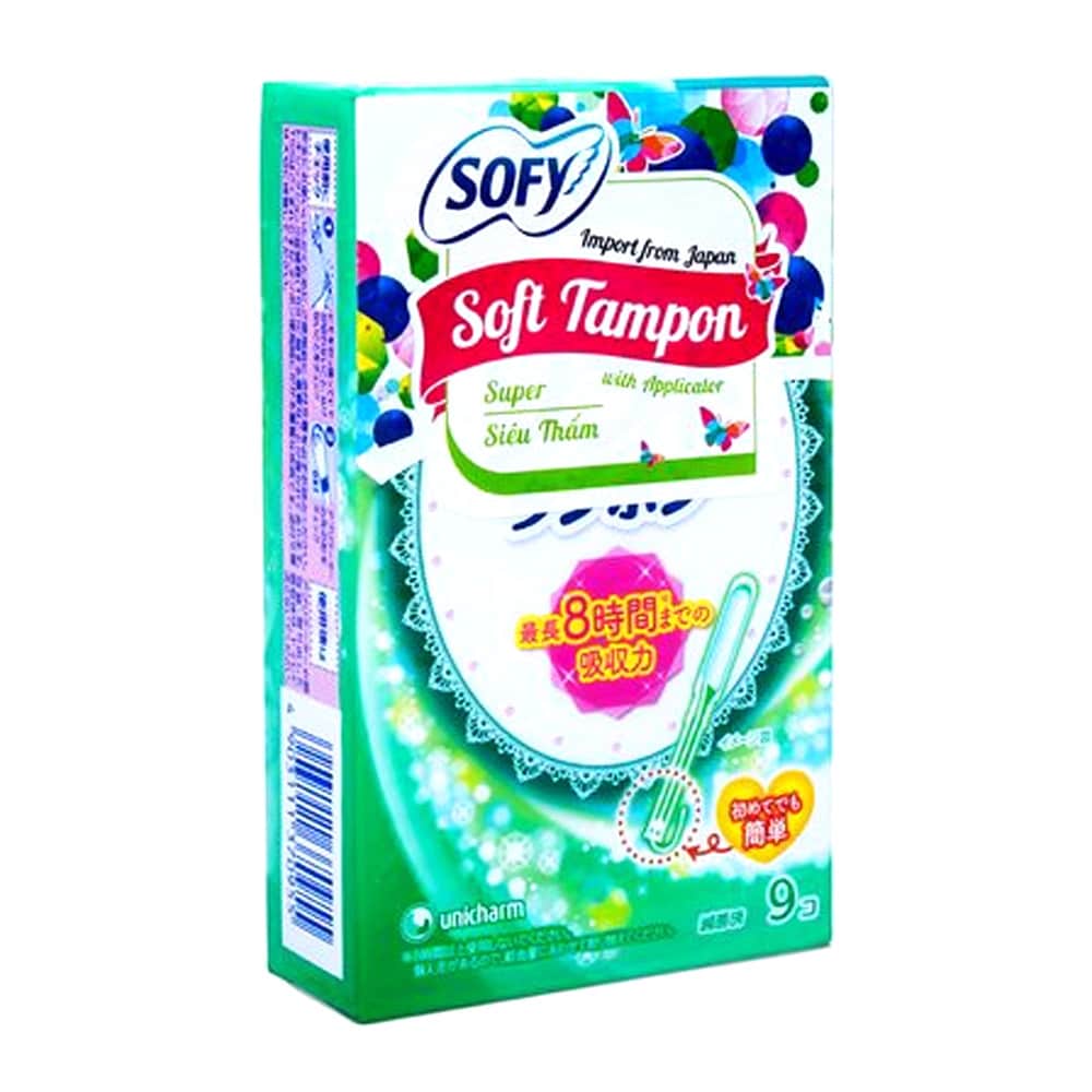 Băng Vệ Sinh Siêu Thấm Soft Tampon Super SOFY 9 miếng