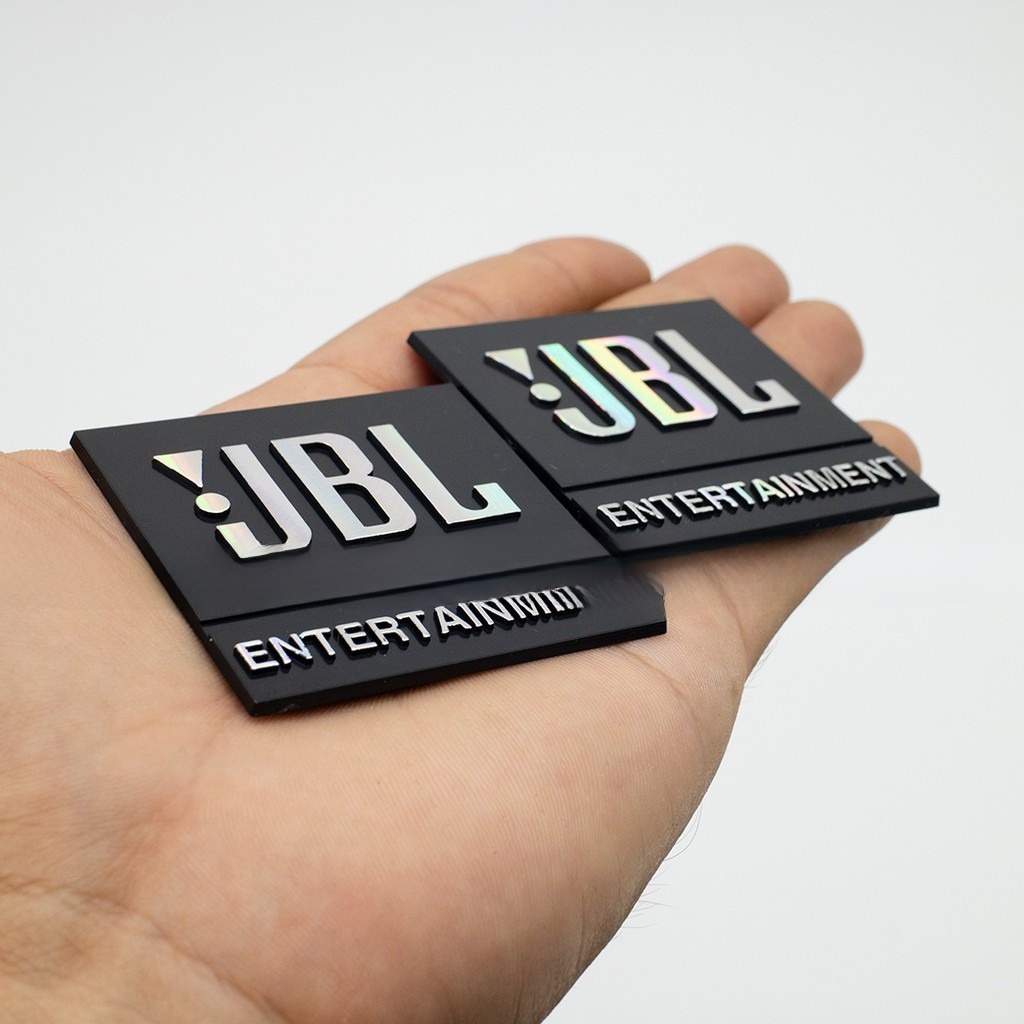 Tem loa JBL nhựa cứng 5cm, giá 1 cặp