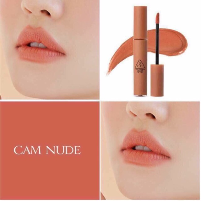 Màu khoáng làm son cam nude