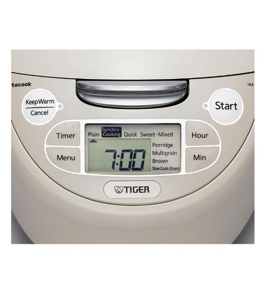 Nồi cơm điện tử Tiger 4 trong 1 JAX-R18W (1.8L)