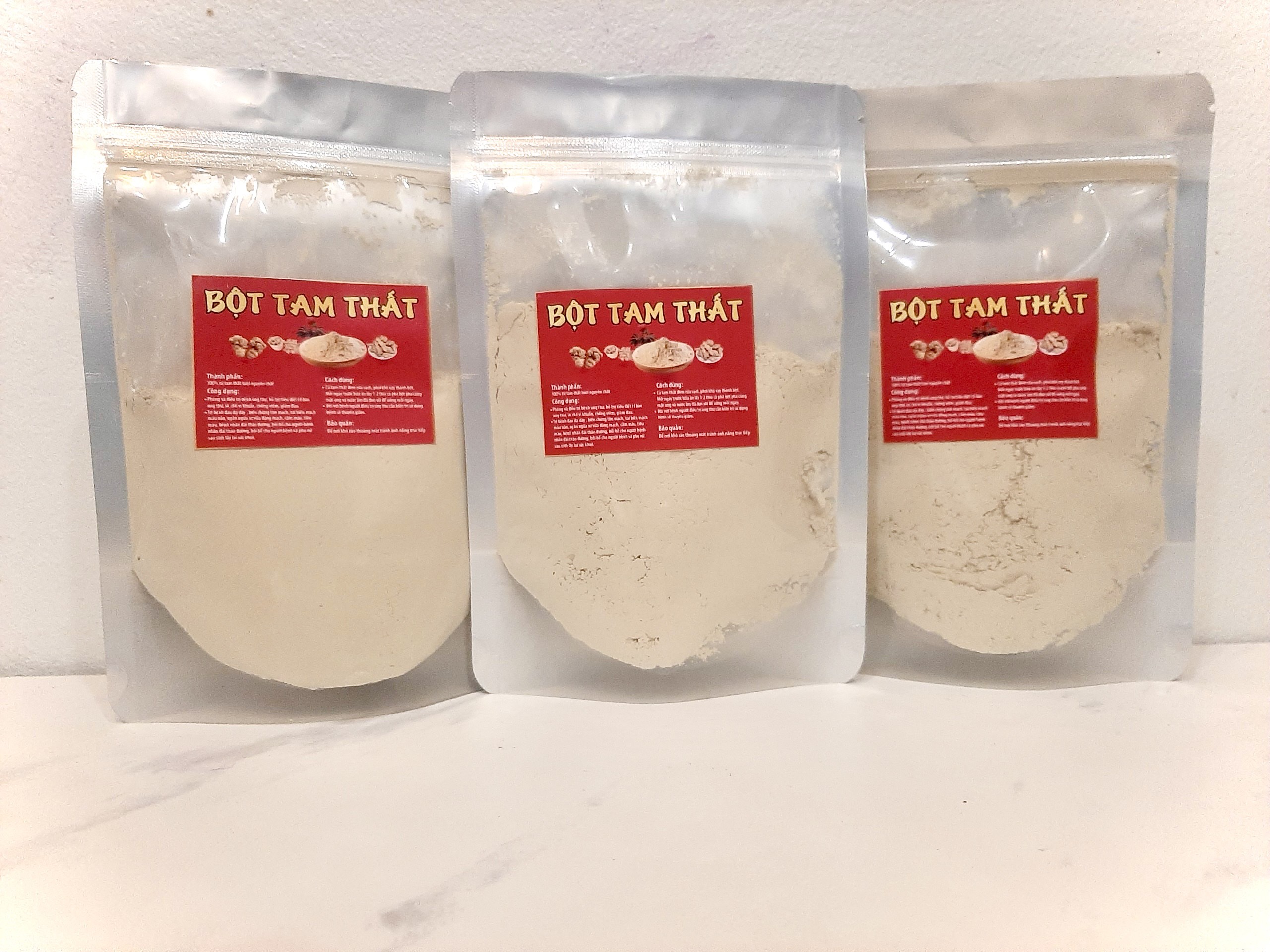 [FREESHIP MAX] (100gram) Bột tam thất Bắc  ( hàng 4-5 củ )