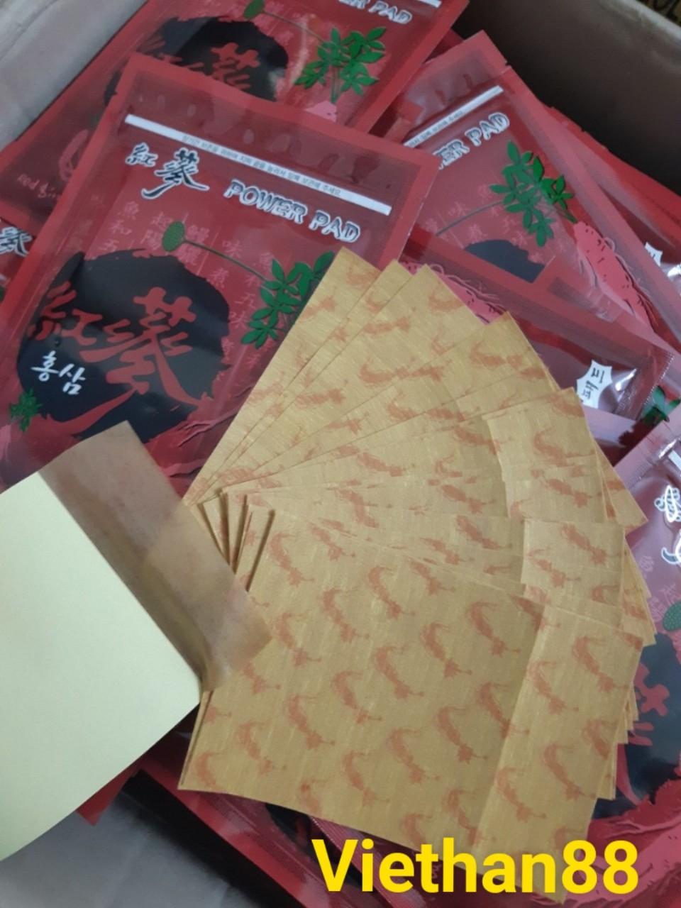 Combo 10 bịch cao dán sâm đỏ hàn quốc