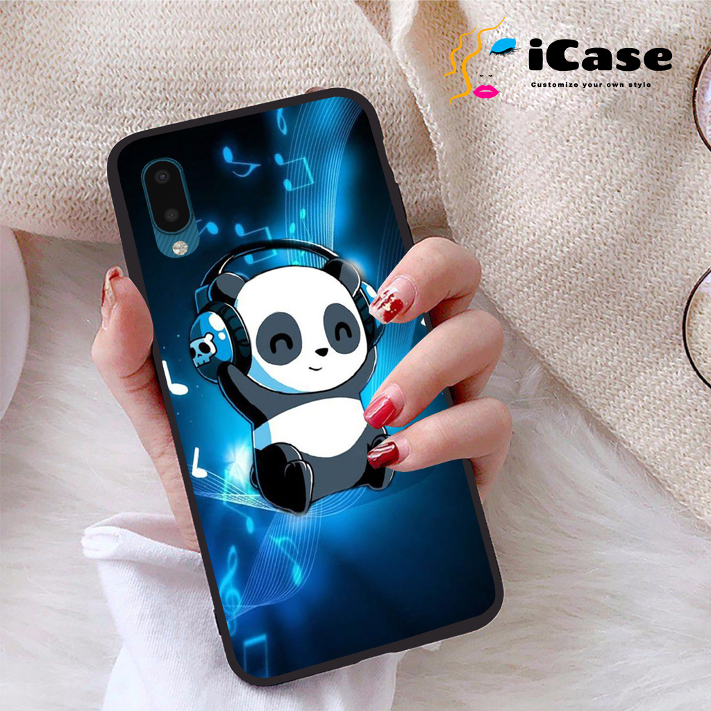 Ốp lưng Samsung Galaxy A03 viền dẻo TPU BST Panda