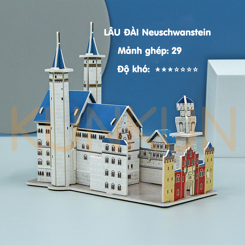 Mô Hình Giấy 3D Tự Lắp Ráp - Mô Hình Kì Quan Thế Giới