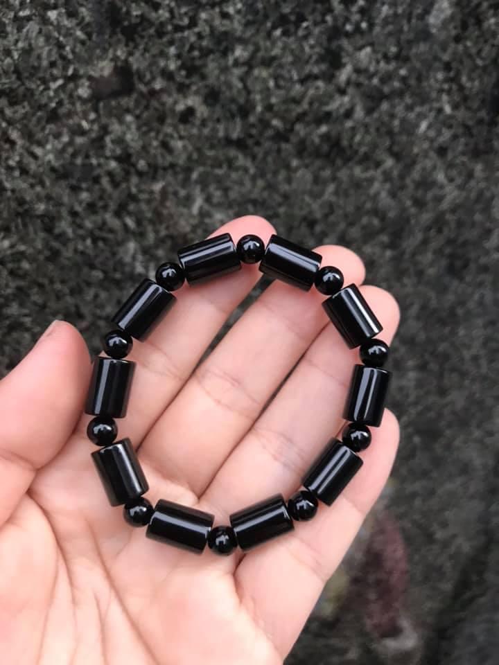 [HCM]VÒNG TAY MÃ NÃO ĐEN KIỂU ĐỐT TRÚC