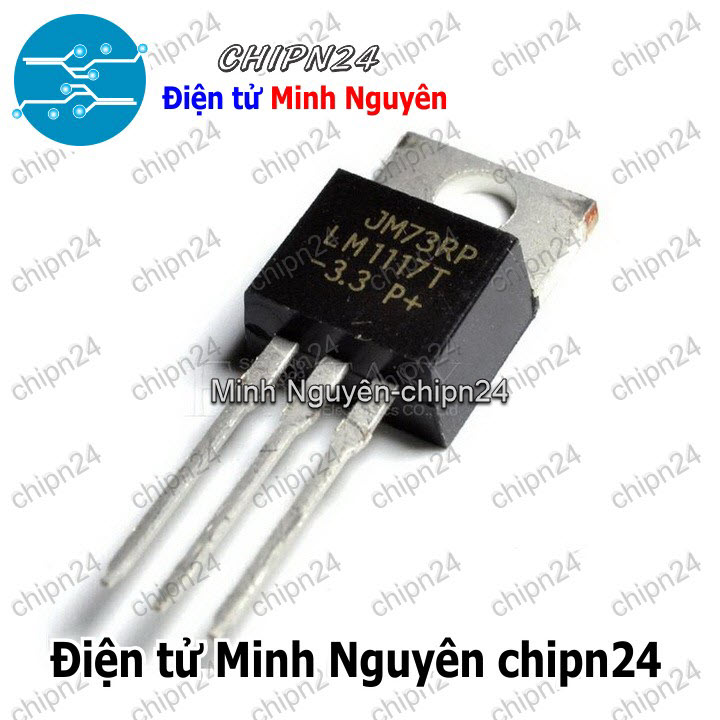 [2 con] (DIP) IC LM1117T-3.3V TO-220 (LM1117 3V3 1A) - HH000423