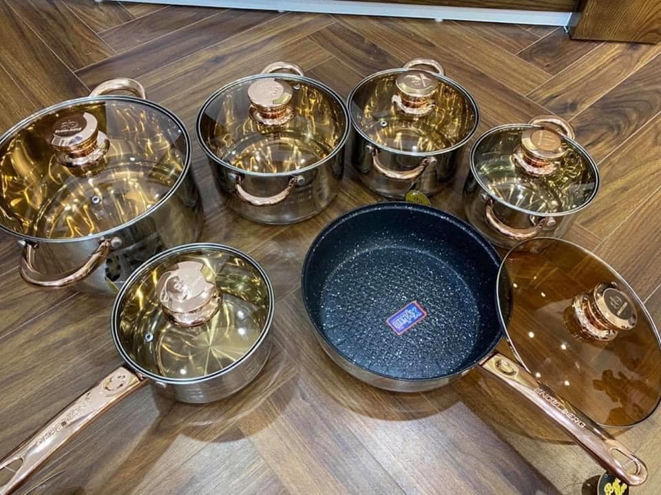 Bộ nồi Đức 6 chiếc xịn xò