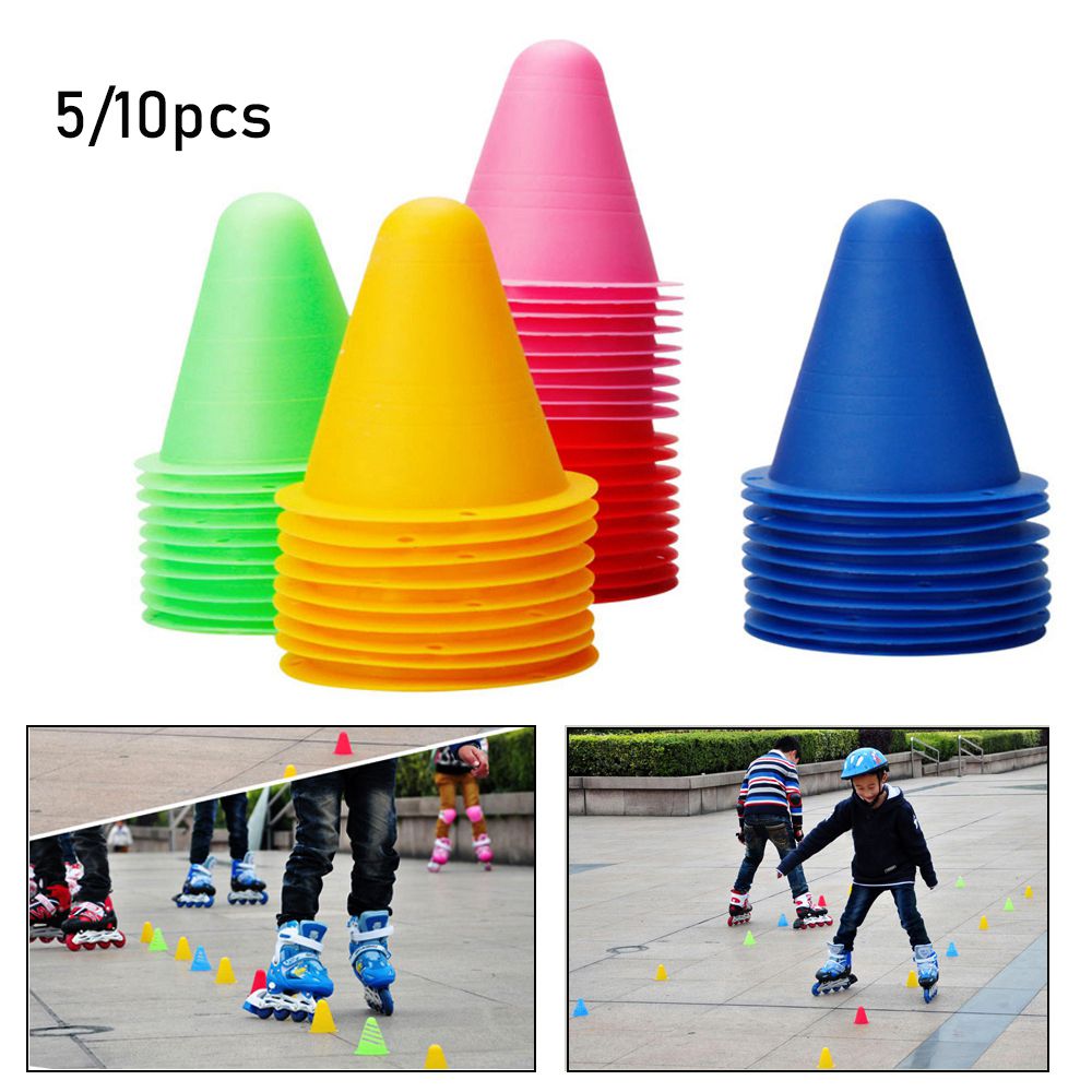 10/20pcs Human-Figure Skating Mark Cups Marker Cones for Slalom Skating Football Training 