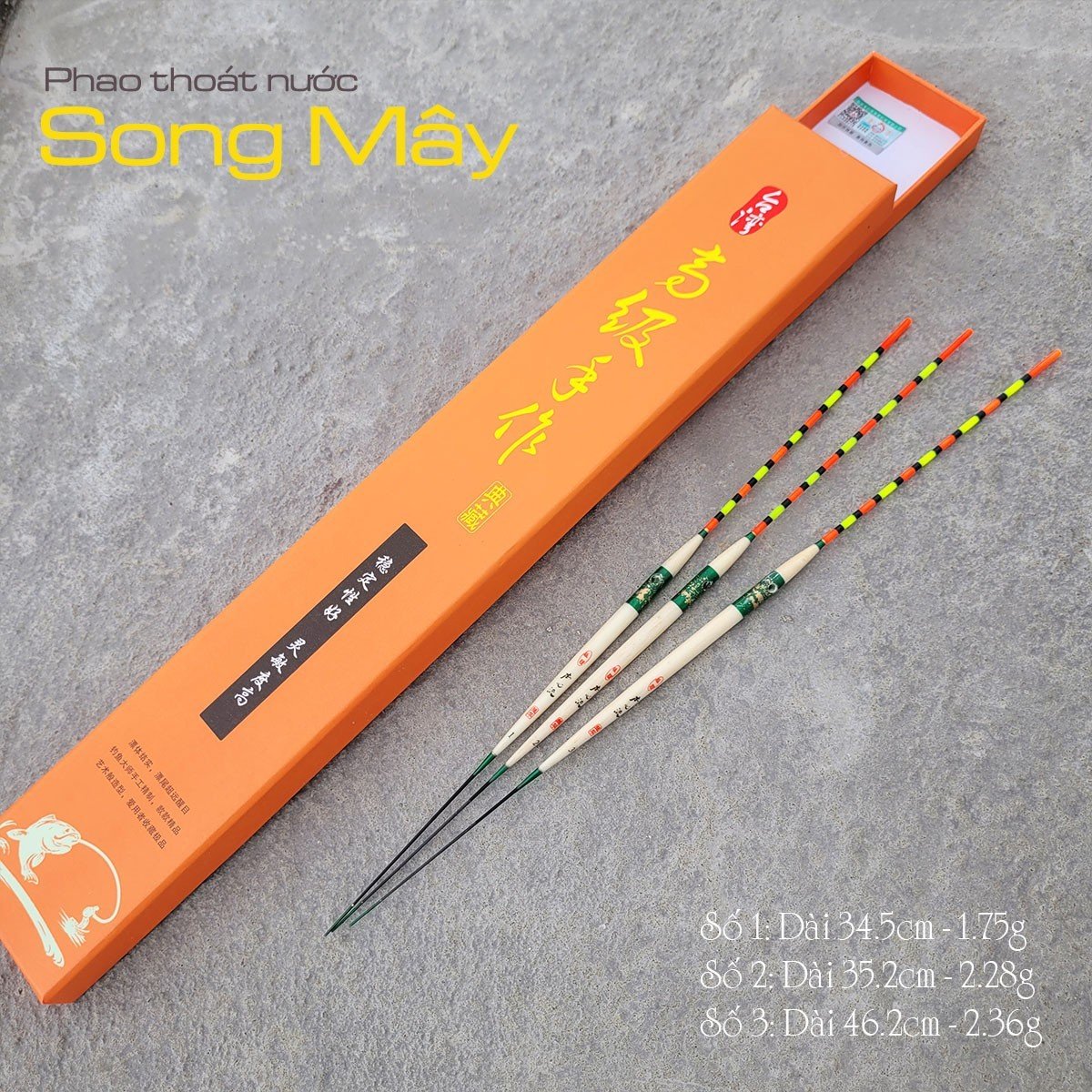 Bộ 3 phao song mây 1 và song mây 2