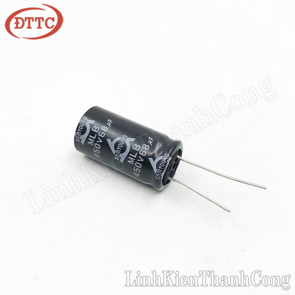 Tụ SAMYOUNG 68uF 450V (18x30mm)