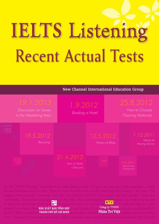 IELTS Listening Recent Actual Tests