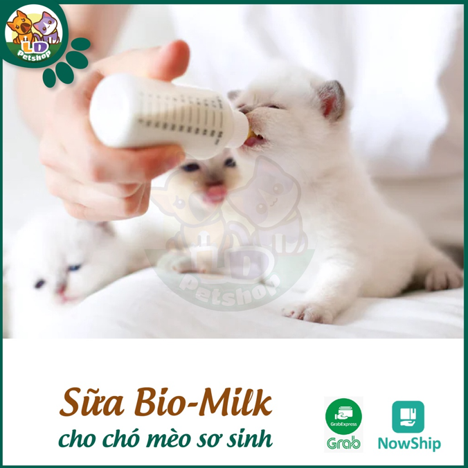 [Thú sơ sinh] Sữa bột bio milk dành cho chó mèo sơ sinh gói 100g