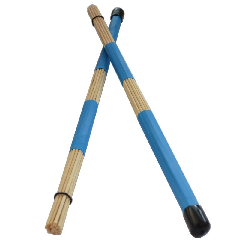 1 cặp Trống Jazz Bàn Chải-Trống Gậy 40 cm/làm bằng tre (Xanh Dương)-quốc tế