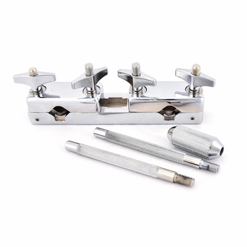 1 bộ Nhạc Cụ Phụ Kiện Kết Nối Kẹp Kim Loại Kết Nối Giá Đỡ Kẹp Bạc-intl