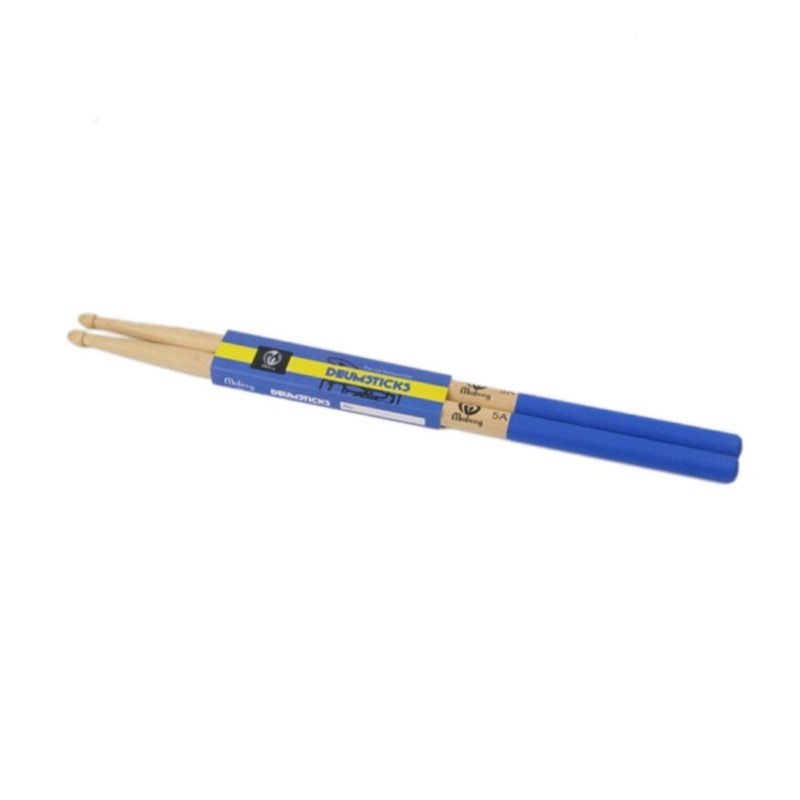 1 5a Phong Trống Gậy Gỗ Gỗ Đầu Ban Nhạc Nhạc Cụ Dùi Trống Màu Xanh-quốc tế