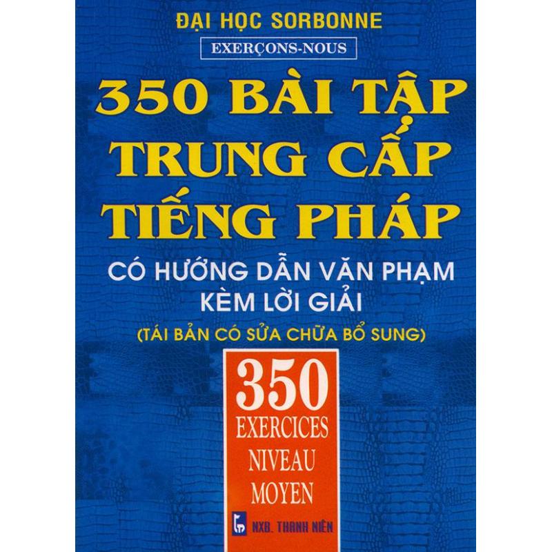 Mua 350 bài tập trung cấp tiếng Pháp
