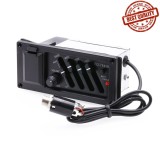 4 Band EQ 7545 Piezo Preamp Amplifier Equalizer Tuner for Acoustic Guitar Comp - intl