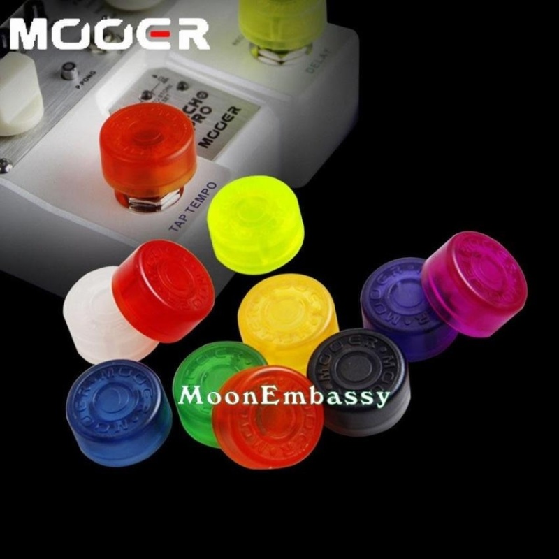5 cái Moonembassy Kẹo Cao Su Màu Đàn Guitar Điện Bàn Đạp Footnail Nắp Chân Công Tắc Núm Bóng Trên Sân Khấu Phụ Kiện-quốc tế