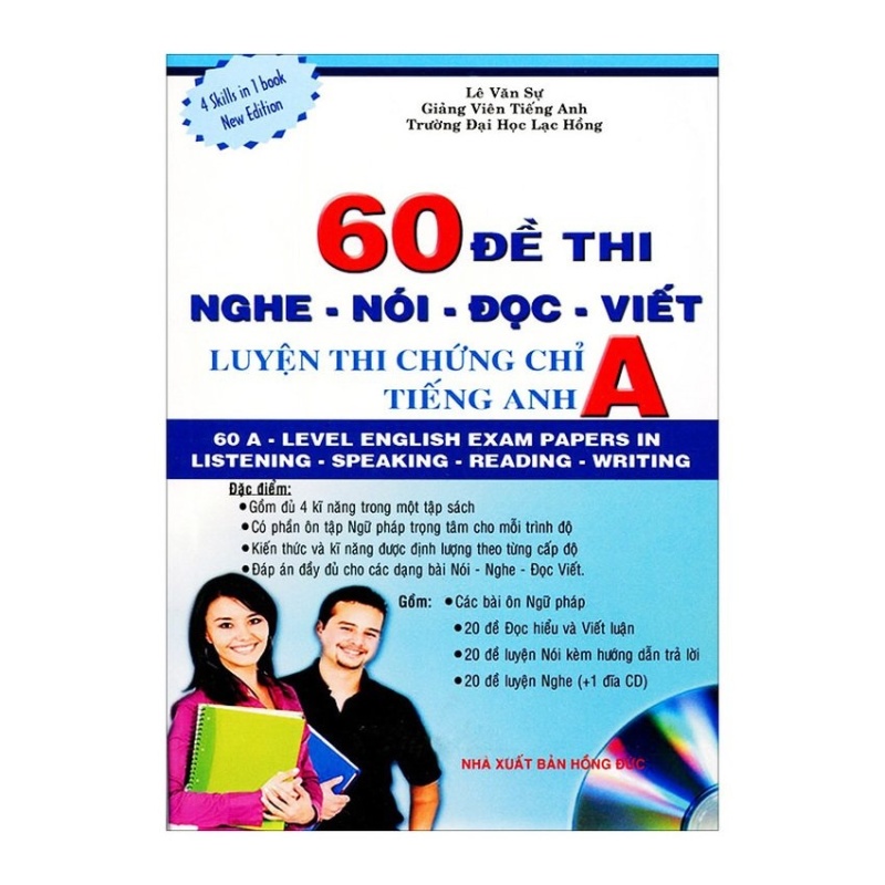 Mua 70_60 đề thi nghe nói đọc viết luyện thi chứng chỉ A tiếng Anh