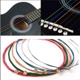 Bộ 6 dây đàn guitar nhiều màu sắc thích hợp cho guitar Acoustic | Bản quốc tế - INTL