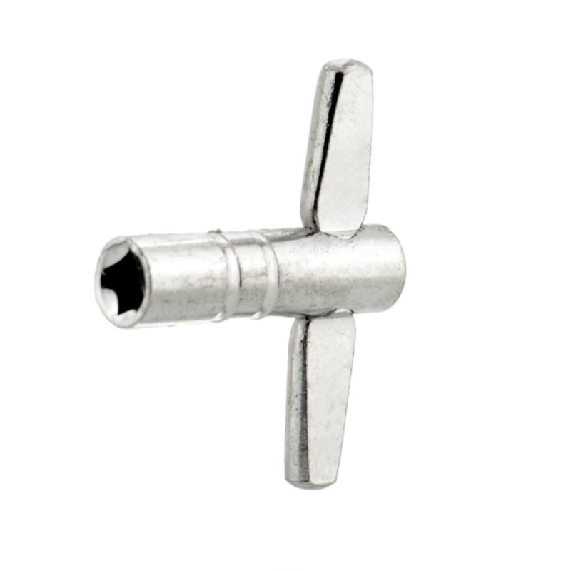 Adjustable 1/5 Silvery Drum Tuning Key Durable Great 5x5mm Square Socket - intl