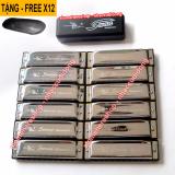 Bộ 12 kèn harmonica Swan SW1020 Key C/Db/D/Eb/E/F/GB/G/Ab/A/Bb/B