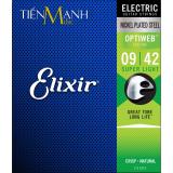 Elixir Strings 19002 Electric Guitar With Optiweb Coating, Super Light