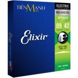 Bộ Dây Đàn Guitar Điện Elixir Cỡ 9 - Electric Strings 19002 - Hãng phân phối chính thức (Dây Ghi-ta phủ lớp Optiweb cao cấp - Cam kết 100% dây xịn, sai hoàn tiền gấp 10 lần)