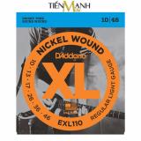 D'Addario EXL110 Nickel Wound Electric Guitar Strings, Regular Light, 10-46