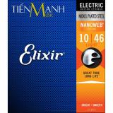 Elixir Strings Electric Guitar Strings w NANOWEB Coating, Light