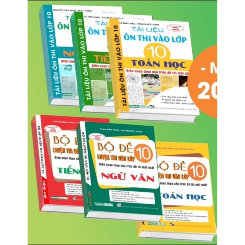 Mua Bộ Sách Tài Liệu Ôn Thi Vào Lớp 10 - Toán, Văn, Anh (đầy đủ)
