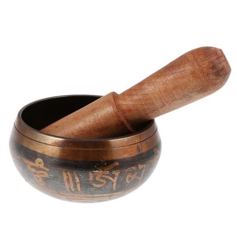 BolehDeals Phật Giáo Tây Tạng Tập Yoga Thiền Đồng Hát Bát 12.5 cm-quốc tế